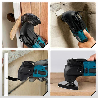 Oscillerend Multitool - Electrische Zaag - Multitool Gereedschap - Snelwisselsysteem, Variabele Snelheid - 200W - voor Houtbewerking – Zonder Accu