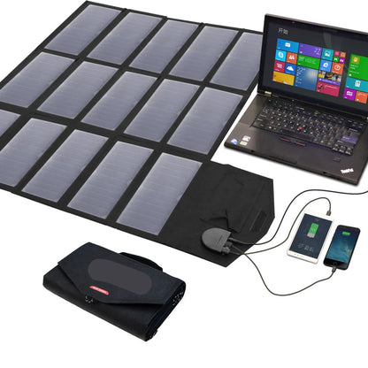 Powerstation - met 100W Opvouwbaar Zonnepaneel - Draagbare - Solar Generator - Stroomgenerator - 200W - Voor Camping, Reizen en Off-grid Energie - QUORE
