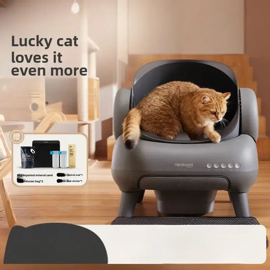 Automatische Kattenbak – Slimme Kattenbak – Zelfreinigende Kattenbak – Geurvrije Kattenbak – Hygiënische Kattenbak – 11 Liter Opvangbak – Volledig Afgesloten Ontwerp