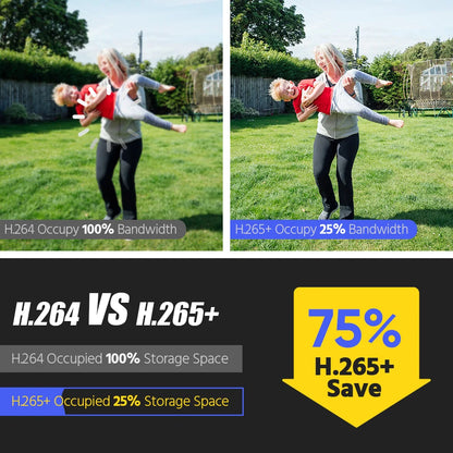 Beveiligingscamera Set – Surveillance Camera – IP Camera – CCTV Camera – NVR Beveiligingssysteem – 4K Ultra HD – IP67 Weerbestendig - 1TB