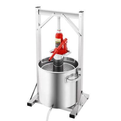 Hydraulische Juice Pers – Fruit Pers – Sap Pers – Wijn Pers – Puree Pers – 22 Liter Capaciteit – 3 Ton Drukvermogen