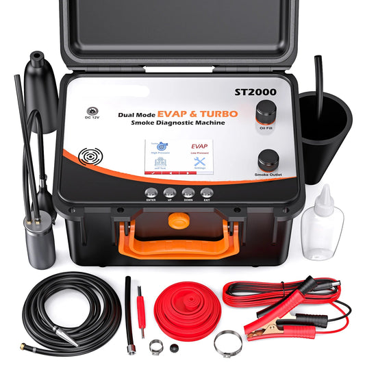 Rookmachine Auto – Smoke Machine – Rooktester – Lekkage Tester – EVAP Detector – Twee Modussen – 4-Inch LCD-Scherm