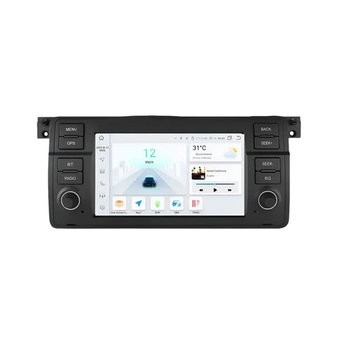 Auto Multimedia Speler - Voor BMW E46 M3 316 323 328 Coupe 318 320 325 330 335 - 1GB32GB - 8 Core - Carplay Scherm - Navigatiesysteem Auto - Multimedia Autoradio - Zwart