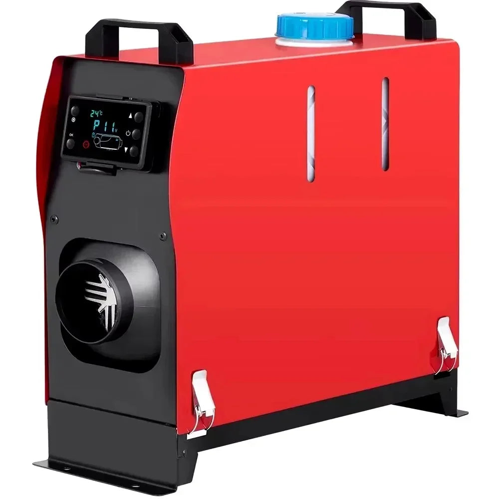 Diesel Luchtverwarmer - Standkachel - Auto verwarming - 8KW - Diesel Kachel - Parkeer Heater - met Geluidsdemper - Eenvoudige Installatie - LCD-schakelaar - QUORE