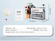 Kabel stripper - kabel peller - draad strippen machine - elektrische draad strippen machine - koperdraad strippen machine - 750W - 98 ft/min - voor schroot koper recycling