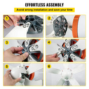 Alternatieve Energie Generator - Windmolen Generator - 300W - 5 Blades- Wind Energie - MPPT Controller - Wit - QUORE
