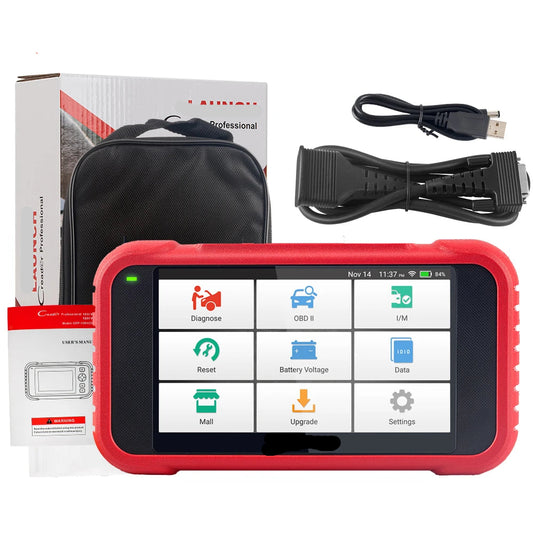 OBD2 Scanner - OBD - Uitleesapparatuur Auto - Diagnosecomputer - Storing Verwijderen - Auto Accessoires - Auto Uitlezen - 12 Reset Services - Systeem Scanner - 5" Touchscreen