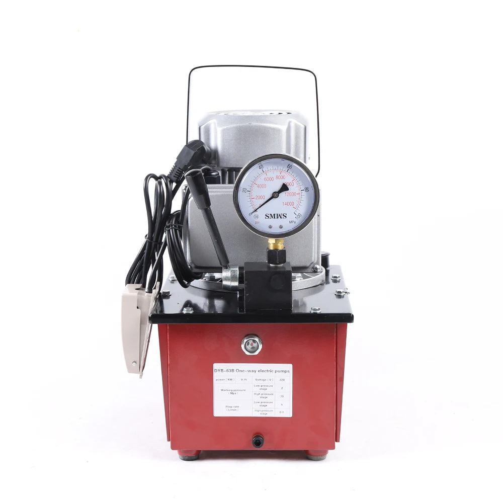 Hydraulische Pomp – Elektrische Pomp – Voetpedaal Pomp – Hydraulisch Apparaat – 0,75 kW Motor – 7 Liter Oliecapaciteit - QUORE