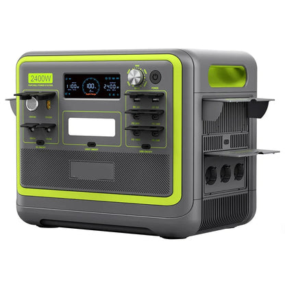 F2400 Power Station – Draagbare Generator – Noodstroomvoorziening – Mobiele Accu – Outdoor Accupack – 2048Wh LiFePO4 Batterij – 2400W Output