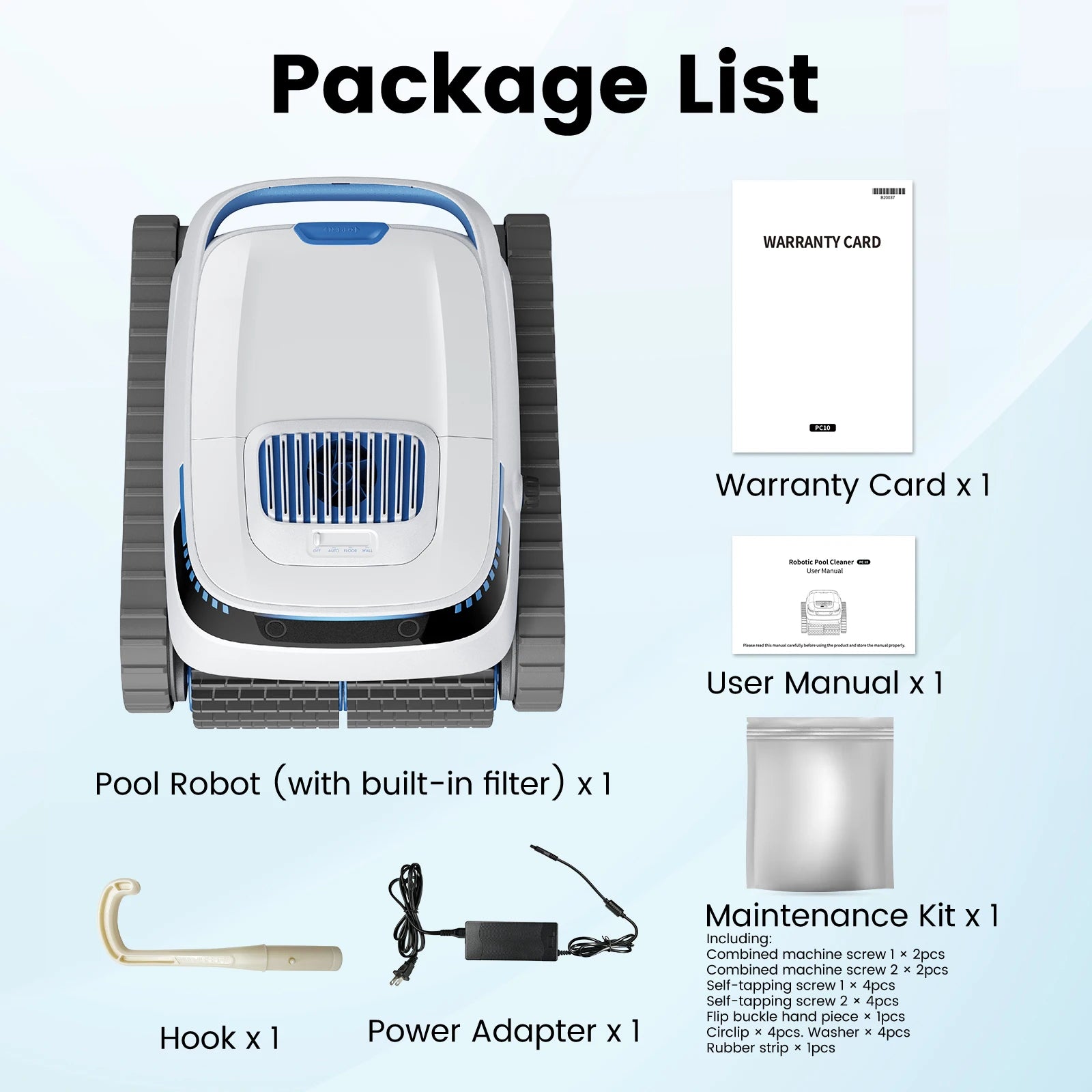 Zwembadrobot – Zwembadreiniger – Automatische Pool Cleaner – Draadloze Zwembadstofzuiger – 45.000 Pa Zuigkracht – 120 Min Batterijduur - QUORE