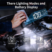 Utrai - JS-Air - Jumpstarter voor Auto - Startkabels - Starthulp - 1000A - 12V - Jumpstarters - Powerbank 8000mAh - Zwart