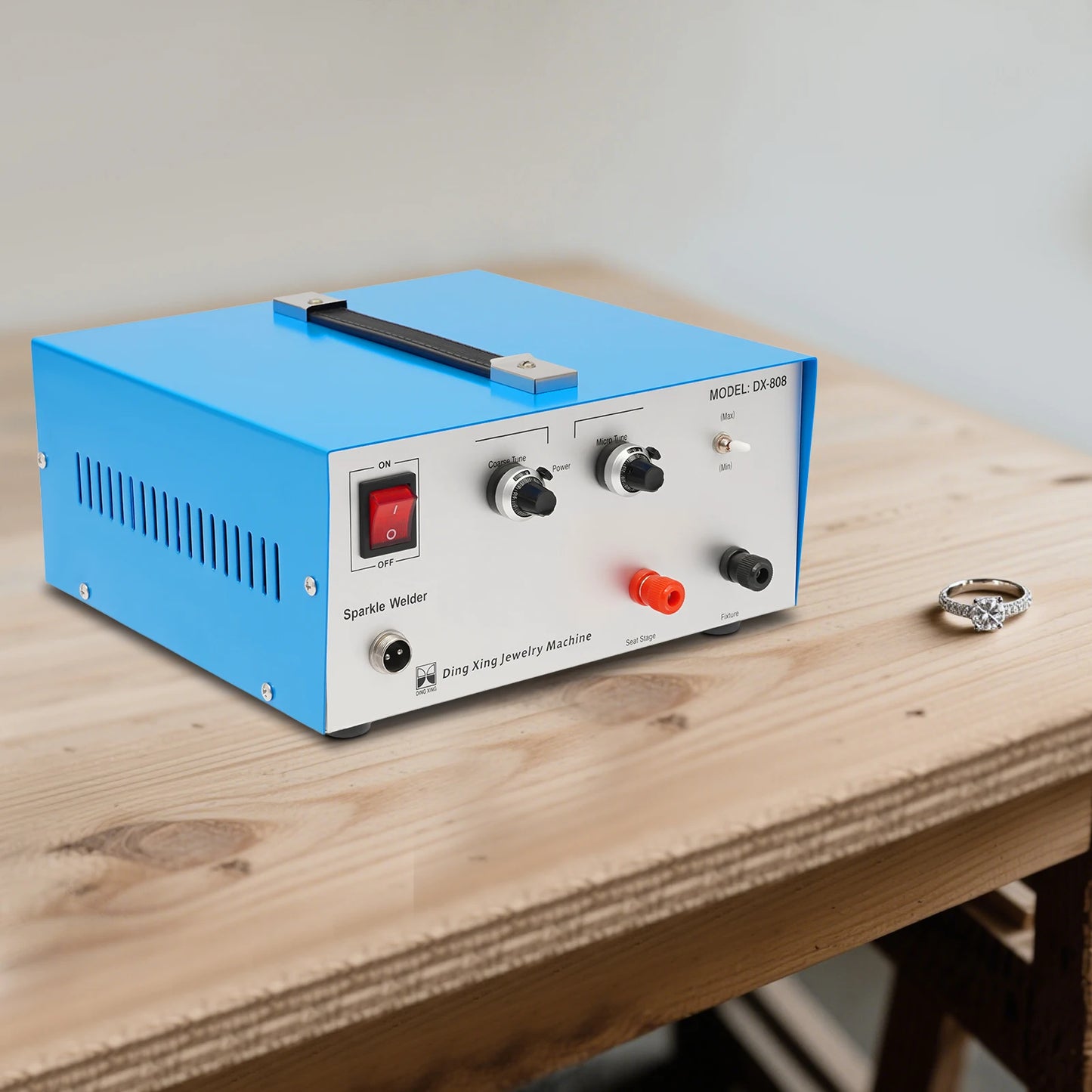 Precisie Sieraadlasmachine – Spotlasmachine – Handheld Lasapparaat – Sieraadlasser – Compact Spotwelder – 600W Motor – Verstelbare Stroomsterkte - QUORE