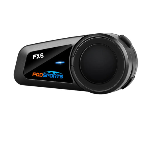 Motorfietsintercom - Helmintercom - MotorfietshelmHeadset - Bluetooth Helmintercom - Helm - Motorfietsaccessoires - 6 Rider - Waterdicht - BT 5.0 intercom met FM-radio - QUORE