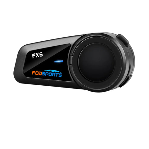 Motorfietsintercom - Helmintercom - MotorfietshelmHeadset - Bluetooth Helmintercom - Helm - Motorfietsaccessoires - 6 Rider - Waterdicht - BT 5.0 intercom met FM-radio