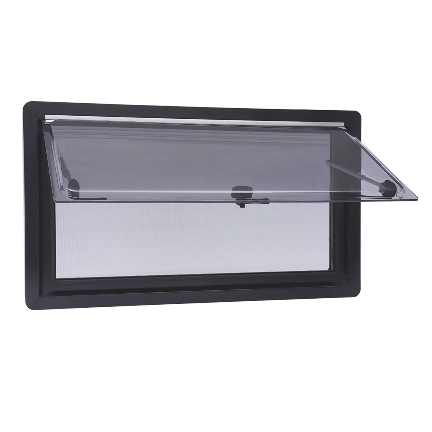 Ventilatieraam – Caravanraam – Kampeerraam – Ventilatiescherm – Insectenhor – Aluminium Frame – Flexibele Openingshoek