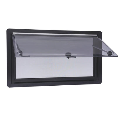 Ventilatieraam – Caravanraam – Kampeerraam – Ventilatiescherm – Insectenhor – Aluminium Frame – Flexibele Openingshoek