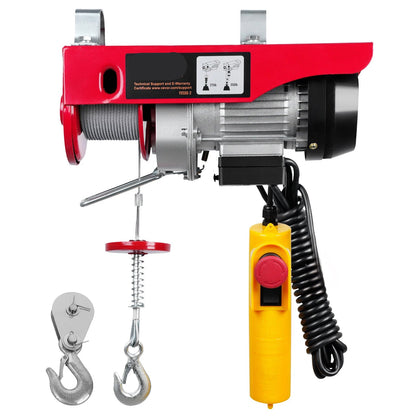Elektrische Lier - Takel - Winch - Hoge Hefcapaciteit – Stalen Kabel – Bedrade Afstandsbediening – Waterdicht – Geschikt voor Garage, Magazijn & Werkplaats