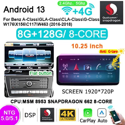 Carplay Autoradio – Multimedia Speler – Auto Radio – 2DIN Stereo – BMW X5 X6 2007-2013 – 12,5 Inch Scherm – Draadloos Carplay & Android 14 - QUORE