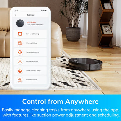 Robotstofzuiger - Vacuum Cleaner - Roborock - Draadloze - Dweilrobot - 3000Pa Sterke Zuigkracht - met Zelflediging -  Gyroscopische Navigatie, Planning, App/Alexa Besturing, Geschikt - voor Huisdierharen
