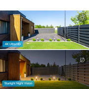 Zosi - Beveiligingscamerasysteem - 5MP - Bewakingscamera - Beveiligingscamera - Beveiligingscamerasysteem - 2 stuk - Wit