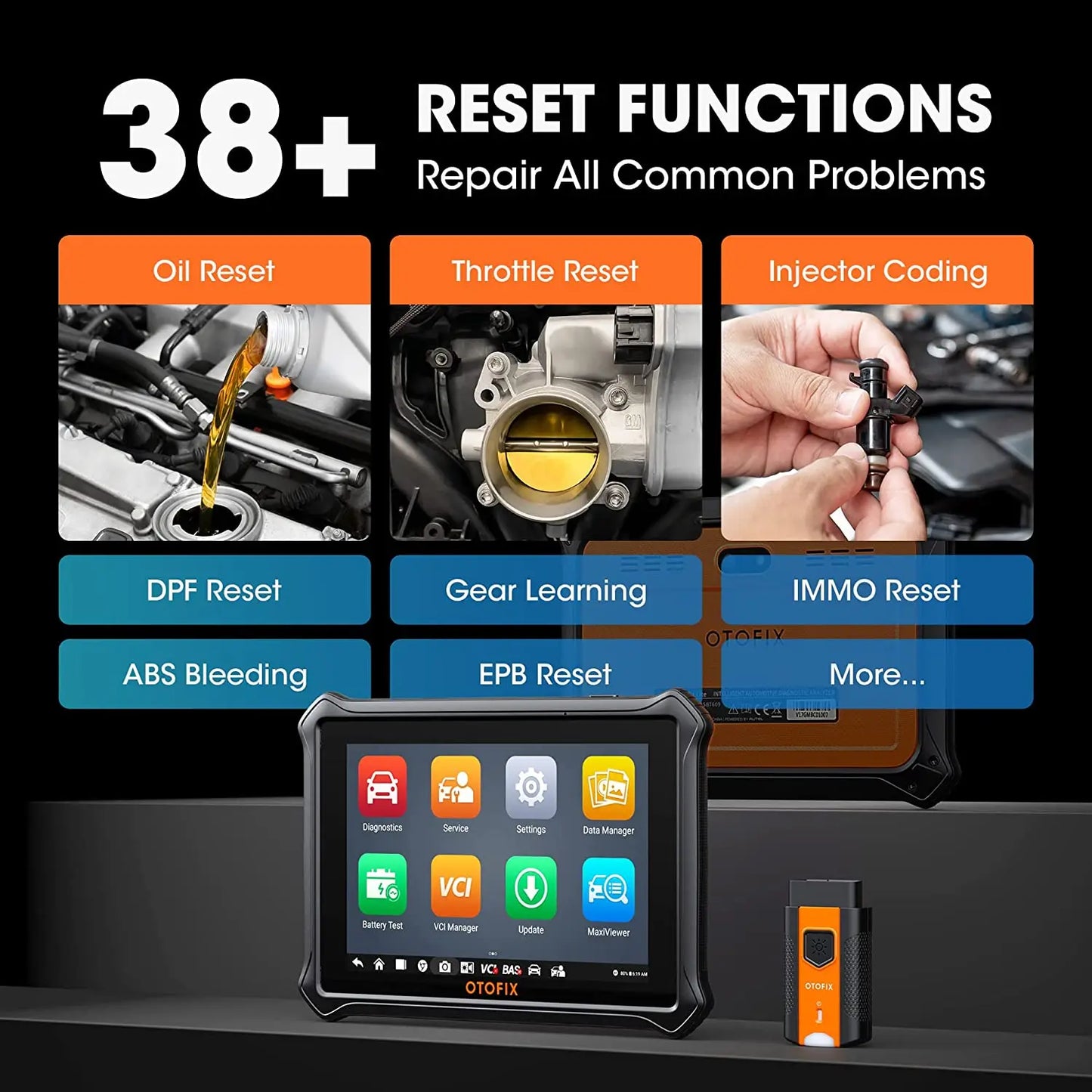 Professionele OBD2 Diagnosetool – Auto Scanner – Foutcode Uitlezer – Diagnose Scanner – Volledige Systeemdiagnose – 7-Inch Touchscreen – Draadloze Connectiviteit
