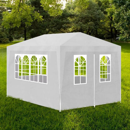 Opvouwbare Partytent – Paviljoen – 3x4 – Easy Up – Waterdicht – Met Zijwanden – Weerbestendig – Wit