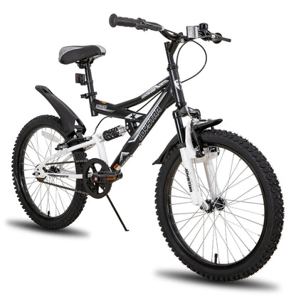 JOYSTAR 20 Inch Kids' Bike for Kids Ages 5-13 Years Old, Dual-Suspension Kids Mountain Bike - QUORE