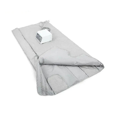 Vevor - Sauna Blanket - Infrared Therapy - 660W - 220V - 60Hz - Stress - Pain Relief - Fibromyalgia - Rheumatism - 3 Heating Zone - Grade A - Silver