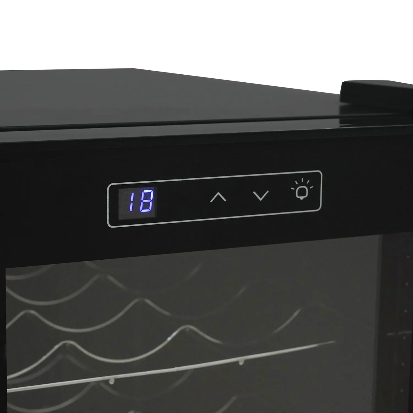 Wijnkoeler – Wijnkast – Wijnkoelkast – Wijnbewaarder – Temperatuurregelaar – 30 Flessen – LED Display - QUORE