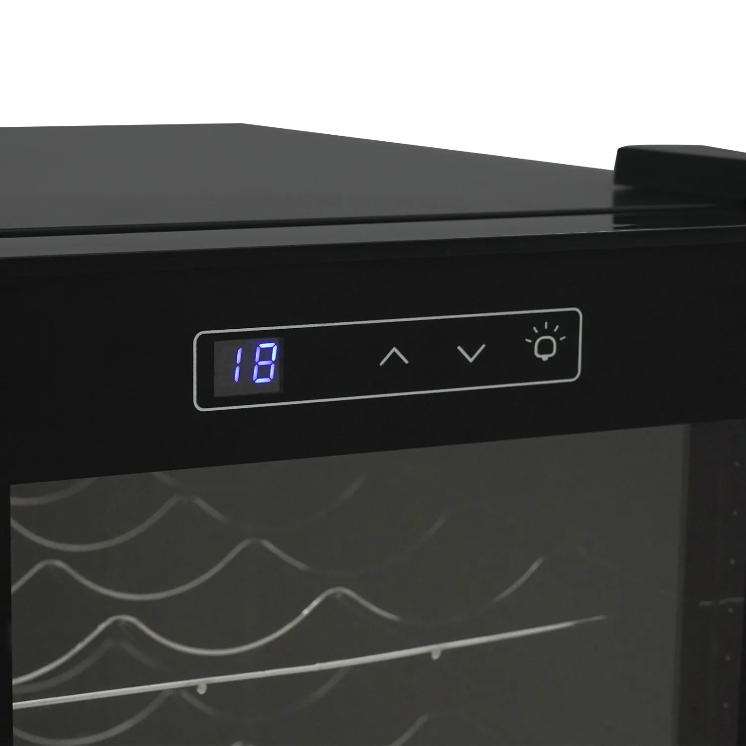 Wijnkoeler – Wijnkast – Wijnkoelkast – Wijnbewaarder – Temperatuurregelaar – 30 Flessen – LED Display - QUORE