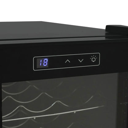 Wijnkoeler – Wijnkast – Wijnkoelkast – Wijnbewaarder – Temperatuurregelaar – 30 Flessen – LED Display - QUORE