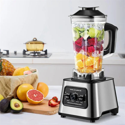 Blender – Smoothiemaker – Powerblender – Keukenmixer – Staande Blender – 6000W Krachtige Motor – Groot 2,5L Inhoud