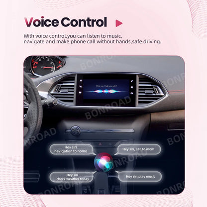 Draadloze CarPlay Adapter – Android Auto Interface – Bluetooth Connector – Mirror Link – Peugeot Citroën SMEG MRN Versie – Draadloze Verbinding – Plug & Play Installatie