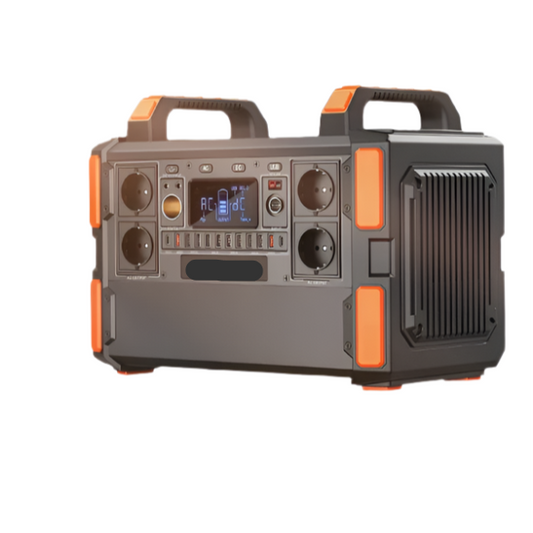 Draagbare Power Station – Mobiele Accu – Noodstroom – Camping Batterij – 1041,6 Wh LiFePO4 – 1000W Continuaal Vermogen - QUORE
