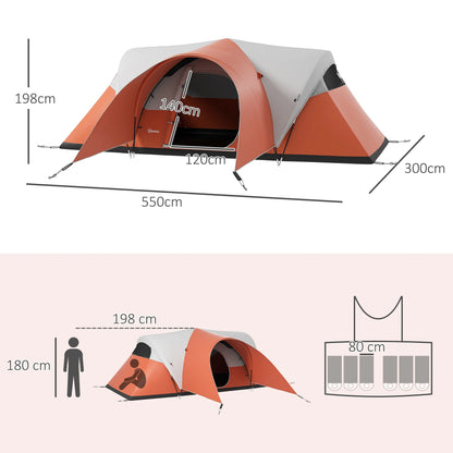 Familietent – Kampeertent – Gezinstent – Buitentent – Waterdicht – Ruim – Ventilatie
