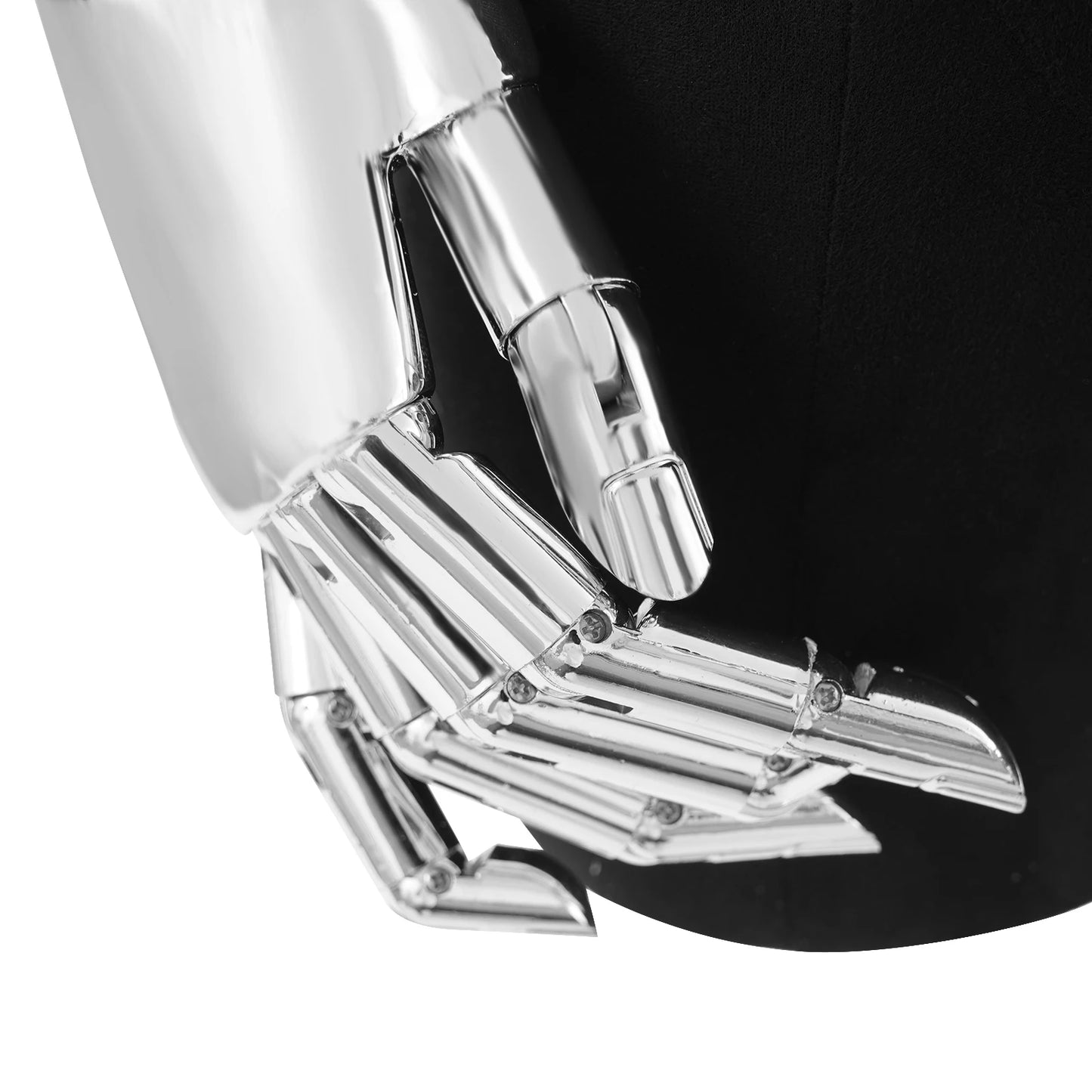 Damespaspop – Paspop – Kledingmodel – Mannequin – Displaypop – Verstelbare Hoogte 120-210 cm – Beweegbare Afneembare Armen – Zilver Zwart
