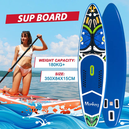 Opblaasbare Stand Up Paddle Board – Paddleboard – SUP Board – Watersport – Inflatable – PVC Materiaal – 180 Kg Draagkracht