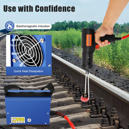 Inductieverhitter – Inductie Verwarmer – Schroefverwarmer – Bouten Losser – Metalen Verwarmingstool – 1500W Vermogen – 800°C Maximale Temperatuur – Inclusief Opbergkist – Vlamvrij Werken