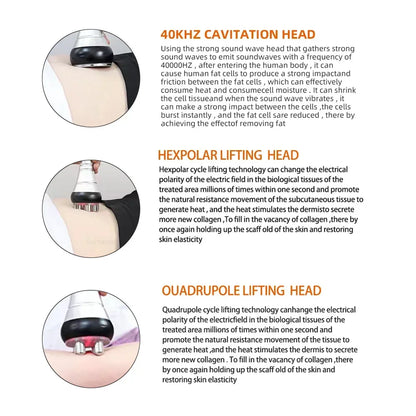 Bodyshaping Massage Machine – Bodyshaper – Vetverbrander – Huidversteviger – Cellulite Remover – Ultrasone Cavitatie – Vacuum Lipo Technologie