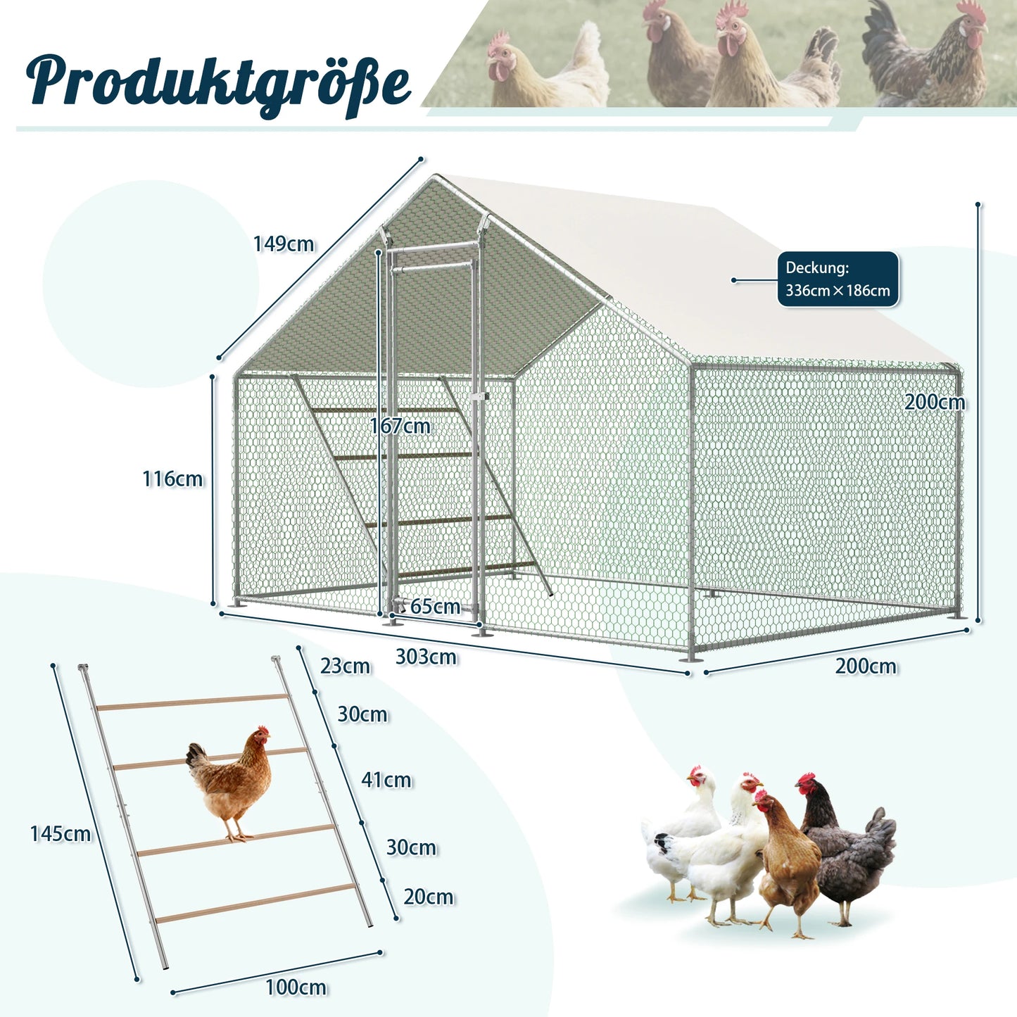 Kinderbed 140x200 cm – Peuterbed – Jongenskamer Bed – Opslagbed – Bed met Lade – Met Hoge Zijpanelen – Inclusief Trap – Stevig Houten Frame