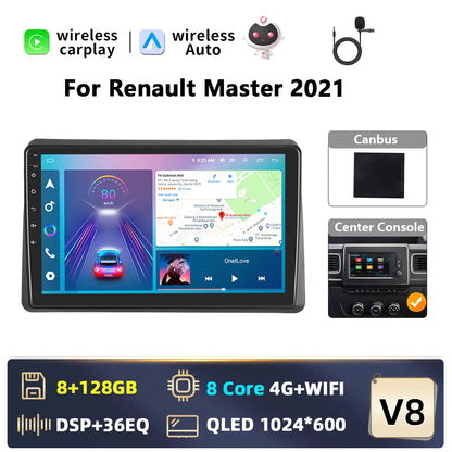 Android 2-DIN Autoradio – Multimedia Speler – Navigatie Systeem – Touchscreen Radio – Carplay Auto Stereo – 10,1 Inch HD Scherm – Wifi & GPS Navigatie