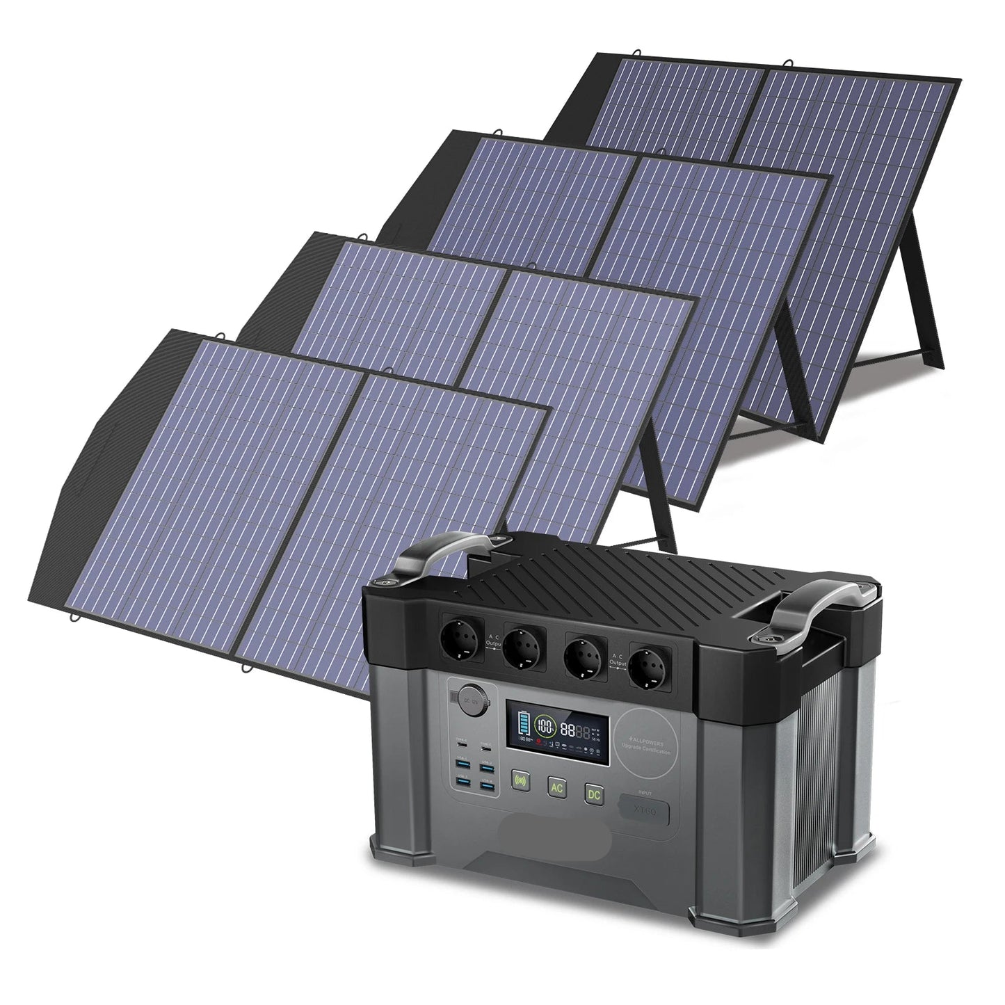Powerstation – Draagbare Accu – Mobiele Generator – Noodstroom – Camping Accu – 2000W Vermogen – 1500Wh Capaciteit