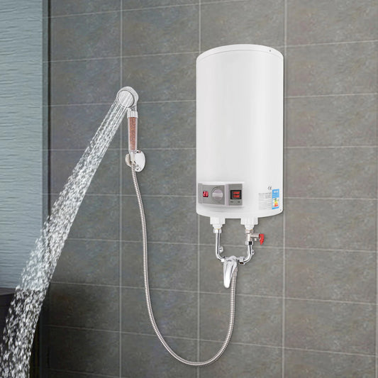 Geiser – Elektrische Boiler – Waterverwarmer – Badkamer Verwarming – Keuken Boiler – 35 Liter Capaciteit – 2000W Vermogen – Temperatuurregelaar 25-75°C