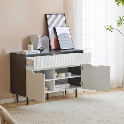 Kast – Opbergruimte – Buffetkast – Tv-meubel – Koffiebalie – 120 Cm Breed – Verstelbare Planken
