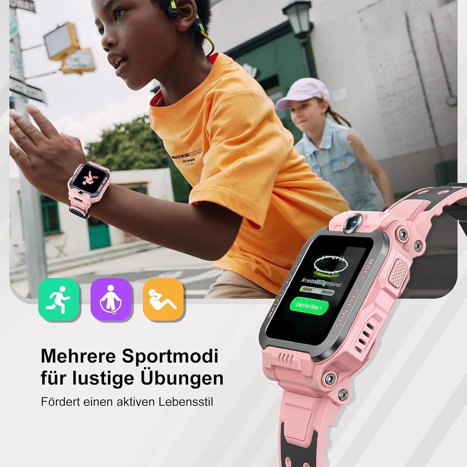 imoo Watch Phone Z7 Kids Smartwatch GPS Smart Watch with SIM 4G HD Video and Voice Call  IPX8 waterproof Global Version - QUORE
