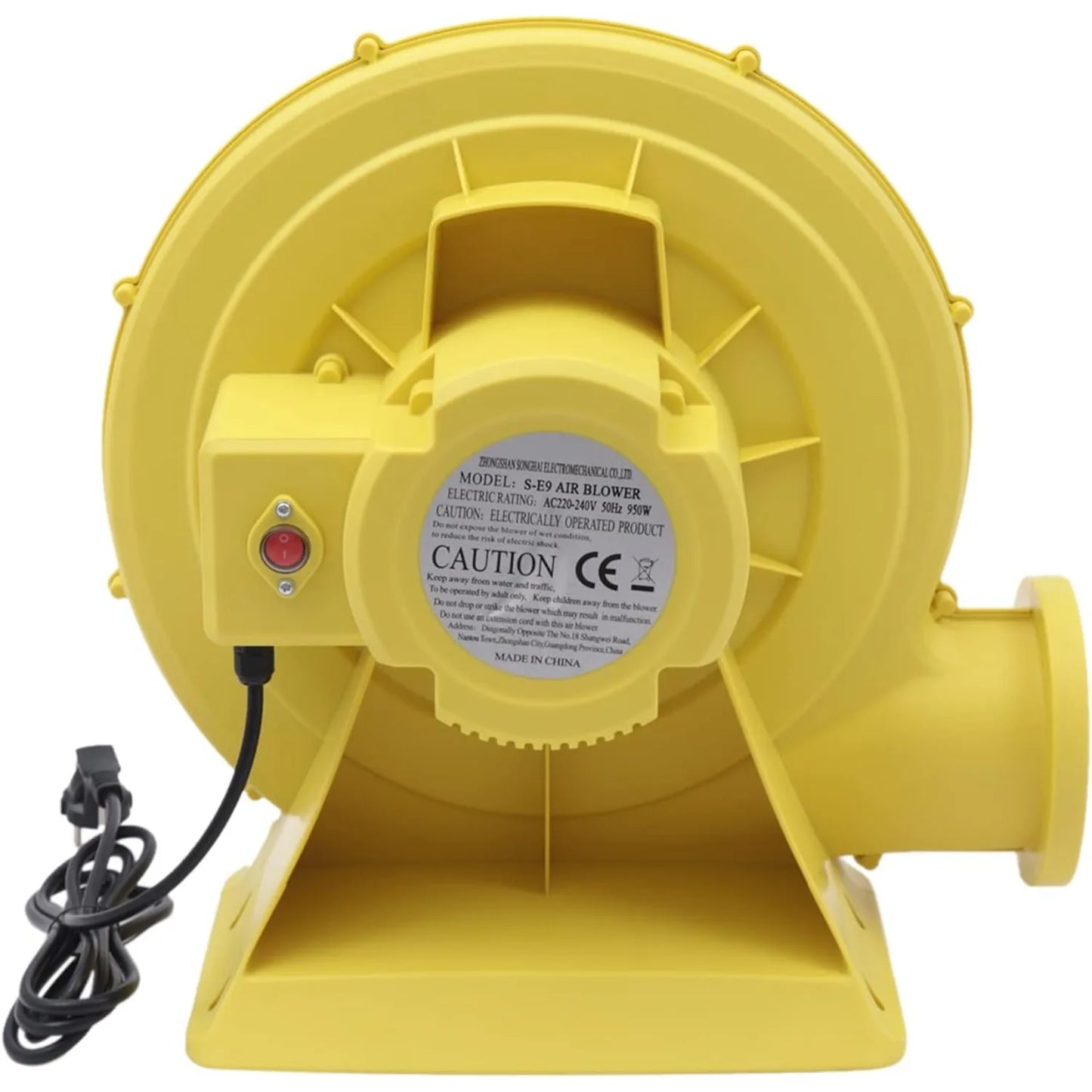 Blower – Opblaasblower – Luchtpomp – Opblaasmachine – 950W Motor – 680 m³/Uur – Brandvertragend Material