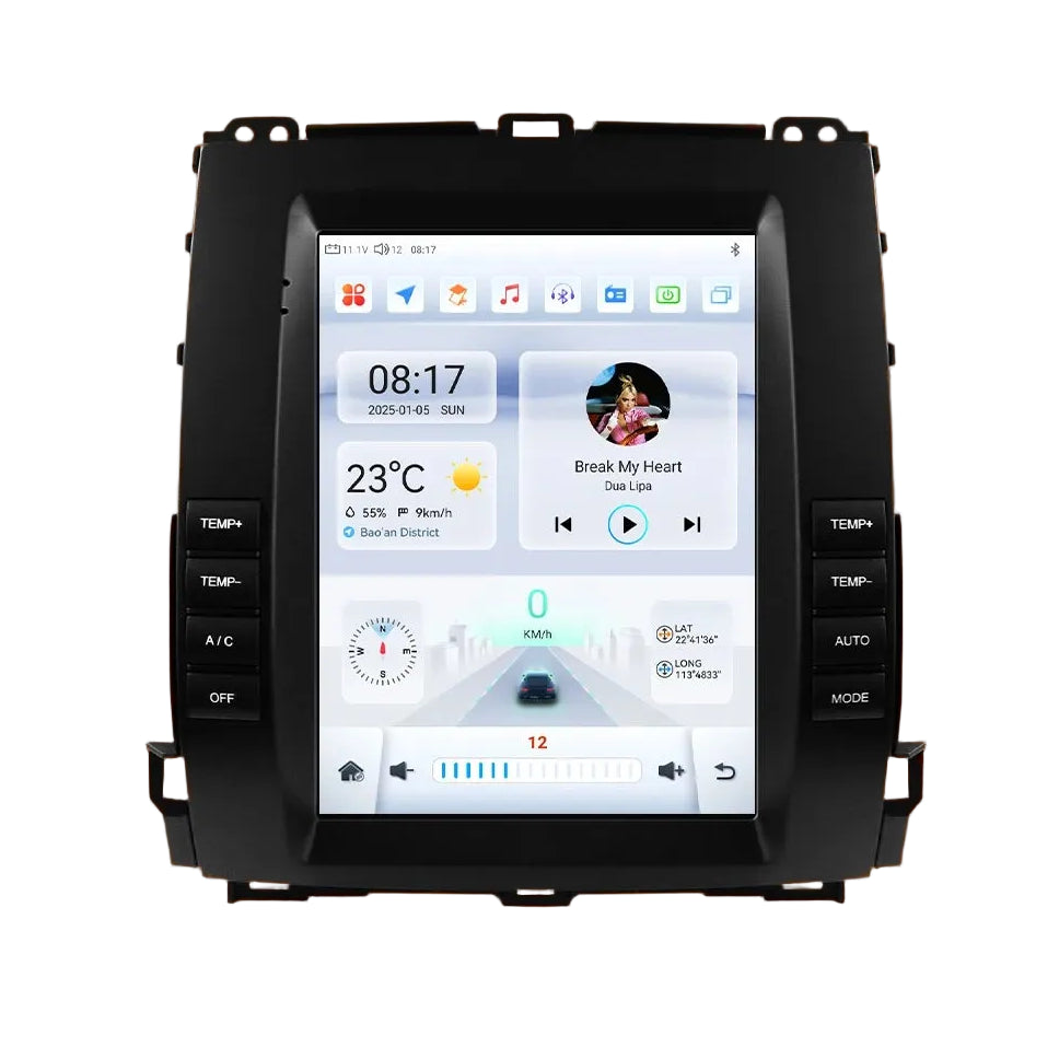 Autoradio – Multimedia Systeem – GPS Navigatie – Touchscreen Radio – Android Auto – 9,7” Scherm – Android 13 – 360 Graden Camera Support