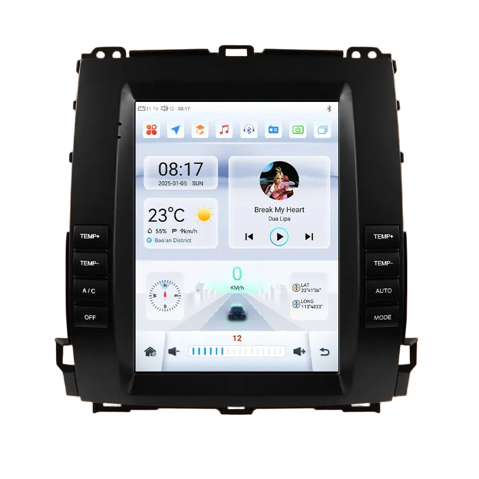 Multimedia Autoradio – Auto Stereo – Inbouw Audio – Navigatiesysteem – 9,7” Touchscreen – Android 13 – 360° Camera Support