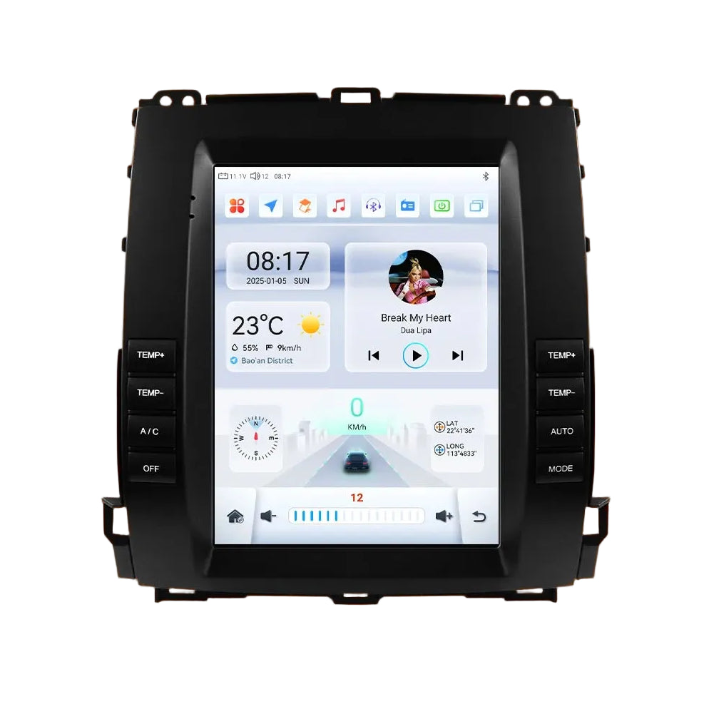 Autoradio – Multimedia Speler – Navigatiesysteem – Auto Stereo – Touchscreen – Android 13 – 9,7 Inch Display – 360 Graden Camera Ondersteuning