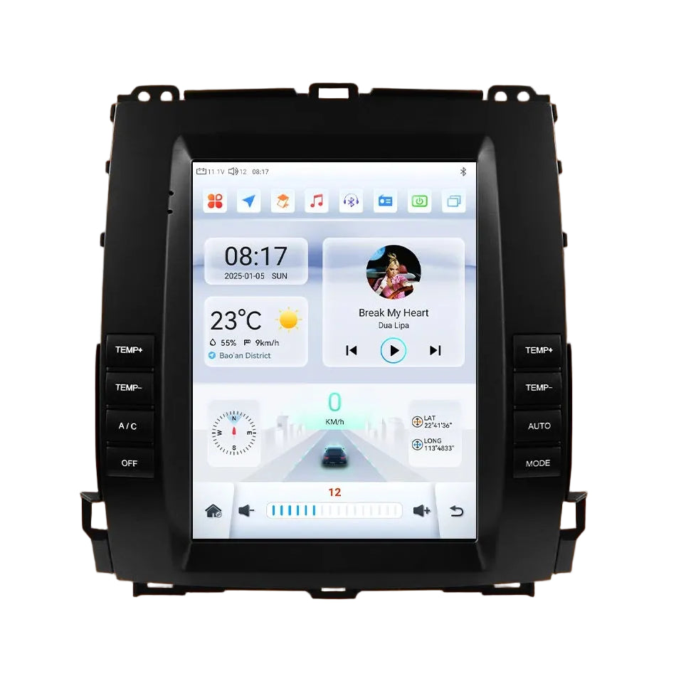 Autoradio – Multimedia Systeem – Navigatiesysteem – Touchscreen Radio – Android Auto – 9,7 Inch Scherm – Android 13 Besturingssysteem – 360 Graden Camera Optie